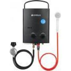 Camplux 10L 2.64 GPM Outdoor Portable Tankless Water Heater, Multicolor