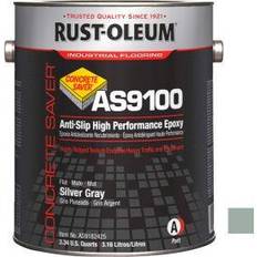 Rust-Oleum AS9100 System <250 VOC Anti-Slip High Perf Epoxy Coat, Kit Silver, Gray