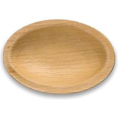 Dtocs Palm Leaf Plates 10 Square Dinner Plate Set - Pack 50 - Brown