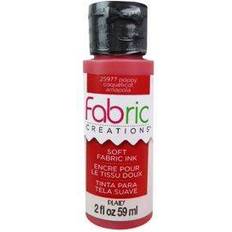 Textile Paint Plaid Fabric Creations Soft Fabric Ink 2oz Poppy