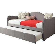 Powell Upholstered Daybed with Trundle Sofa 81" 2 Seater