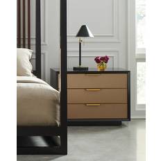 Dark brown bedside table Caracole Classic Dark Chocolate Bedside Table