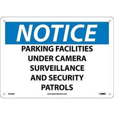 Workplace Signs on sale NMC Marker Notice Signs; Parking Facilities Security Patrols 10X14