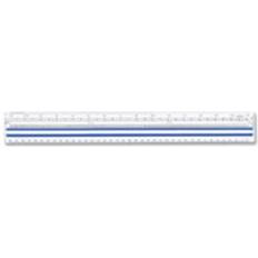 United Computer Ruler Magnifies Metric 15' Long Acrylic Clear 40711