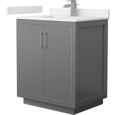 White Vanity Units for Single Basins Wyndham Collection Icon