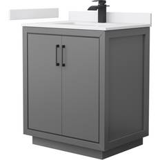 White Vanity Units for Single Basins Wyndham Collection Icon