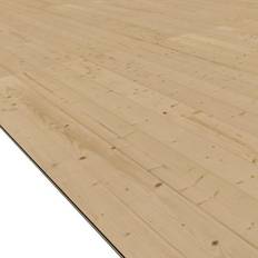 Holz Abstellräume & Schuppen Karibu Fußboden, BxT: 220 beige (Gebäudefläche )