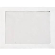 Window Envelopes LUX #9 Full-Face Window Envelopes, Middle Window, Self-Adhesive, Bright White, Pack Of 250