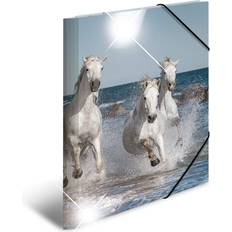 Herma Elasticated Folder Glossy Animals A3 PP Horses