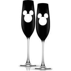 Champagne Glasses Joyjolt Disney Luxury Mickey Mouse Crystal Champagne Glass