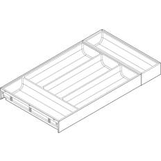 Stainless Steel Cutlery Trays Blum ZC7S550BS3 AMBIA-LINE 22 Insert Compartments