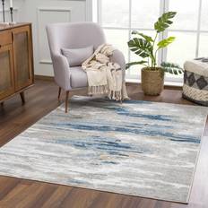 Carpets & Rugs Hauteloom Liverpool Modern Abstract White, Blue, Yellow, Gray