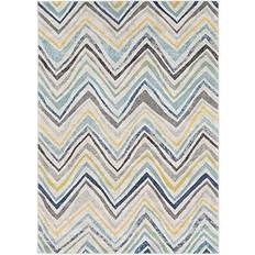 Surya Harput HAP-1027 Rectangle Modern Rug Yellow, Blue, Turquoise, Gray