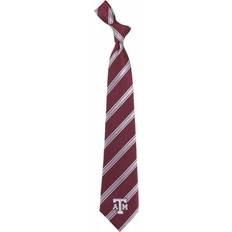 Red - Women Ties Eagles Wings Adult NCAA Striped Tie, Red