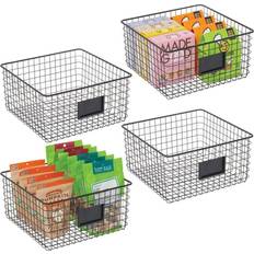 Masirs Interlocking Drawer Organizer Bins - Durable Plastic, Various Sizes for Custom Layout Design. Great for Desk Drawer, Tool Box or Garage Organization.