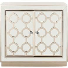 Doors Chest of Drawers Safavieh Kaia Glam Champagne/Nickel Chest of Drawer 31.9x29"