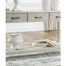 Furniture Ashley Signature Shawnalore Farmhouse Console Table