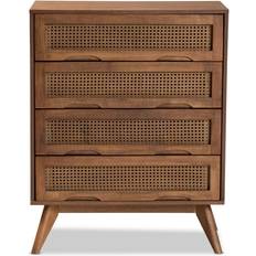 Brown Chest of Drawers Baxton Studio Barrett Chest of Drawer