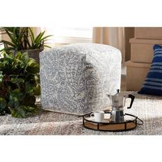 Baxton Studio Juvita Modern Pouffe