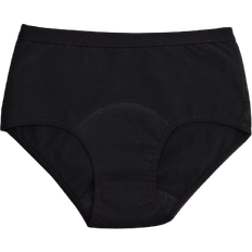 Hohe Taille Slips Imse Medium Absorbency Period Hipster - Black