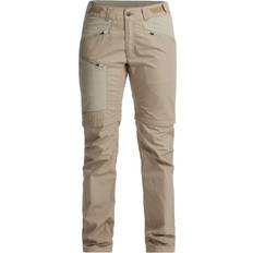 Beige - Herre Bukser & Shorts Lundhags Tived Zip-off Hiking Pants Men - Sand