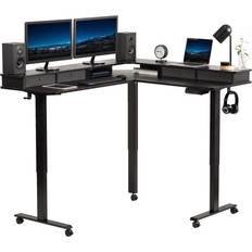 Table top standing desk Vivo 2-Tier Corner Standing Writing Desk