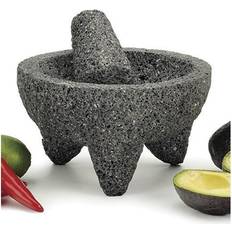 Authentic Mexican Molcajete, 8.5" Pestle & Mortar