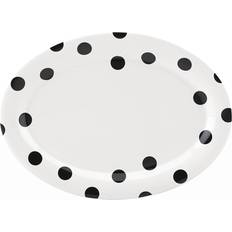 Lenox Deco Dot Black Serving Dish