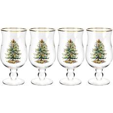 Beer Glasses Spode Christmas Tree Tulip Stemmed Beer Glass