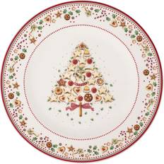 Red Cake Plates Villeroy & Boch Winter Delight Buffet Service Cake Plate