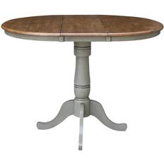 Round stone top dining table International Concepts 36 Round Top Dining Table