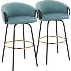 Lumisource Claire Contemporary Glam Bar Stool 2