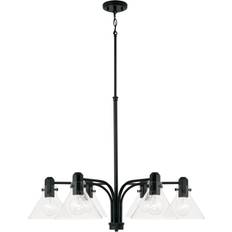 Capital Lighting Modern Linear Matte Black Pendant Lamp 33"