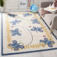 Safavieh Kids Collection Natural, Blue, White 96x120"
