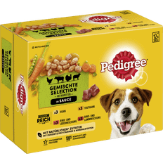 Pedigree Adult Gemischte Selektion & Sauce 4 Varietäten Hundefutter