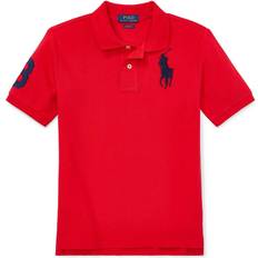 Red Polo Shirts Children's Clothing Polo Ralph Lauren Boy's Big Mesh Knit S-XL RED