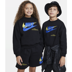 Sweatshirts Children's Clothing Nike Kids' Sportswear Icon Fleece Oversized Sweatshirt Black