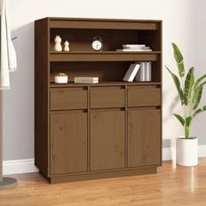 Braun Sideboards vidaXL Honigbraun Sideboard