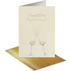 Better Office Products Greeting card 12.7 x 17.8 cm wedding congratulations ivory