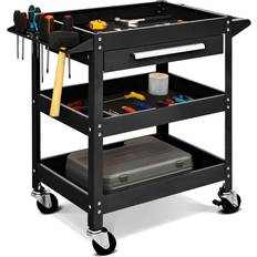 DIY Accessories Costway 3 Tray Rolling Tool Cart