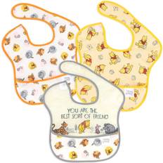 Food Bibs Bumkins Disney SuperBib 3 Pack in Pooh Bear/Friends 100% Polyester Pooh Bear/Friends