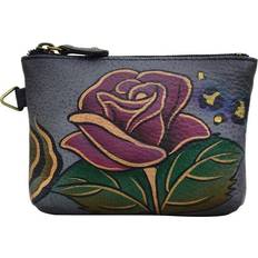 Anuschka Leather Coin Pouch Pink Misc Accessories No Rose