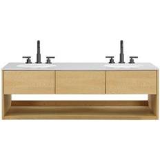 Vanity set Redbridge 60" Double Bathroom Vanity Set