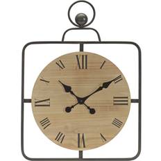 Wall Clocks Melrose International Wooden Iron Frame Wall Clock