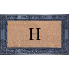 Carpets & Rugs A1 Home Collections Sketch Border Black, Beige 24x"