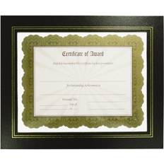 Letter Trays NuDell 21202 Leatherette Document Frame, 8-1/2