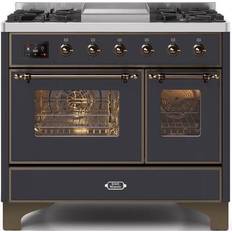 ILVE UMD10FDNS3MGB 40" Majestic II Dual Fuel Brown, Graphite, White