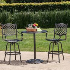 Outdoor Bar Sets Christopher Knight Home Arlana Outdoor Bar Set