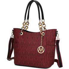 MKF Collection Braylee M Signature Tote Handbag by Mia K., Black