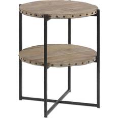 Brown Small Tables Uttermost Kamau Wood Round Small Table